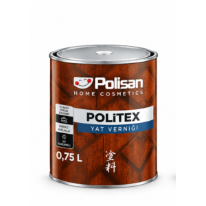 Polisan Politex Yat Verniği 0,75 L – Ahşap Yüzeyler İçin Dayanıklı Yat Verniği