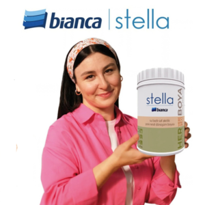 Bianca Stella Yeni Nesil Yaşam Boyası 1 Litre – Dolap, Fayans, Cam, Plastik, Ahşap ve Mobilya Boyası