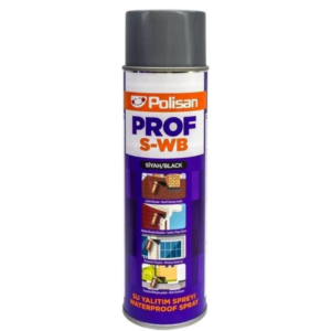 Polisan Prof S-WB Su Yalıtım Spreyi 500 ml – Kauçuklaştırılmış Koruyucu Yalıtım Spreyi