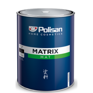 Polisan Matrix Mat 2,5 L – Mat Sentetik Ahşap ve Metal Boyası