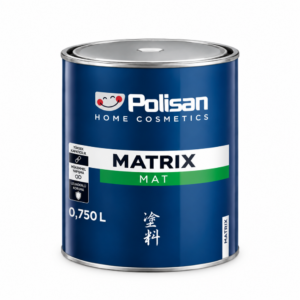 Polisan Matrix Mat 0,75 L – Mat Sentetik Ahşap ve Metal Boyası