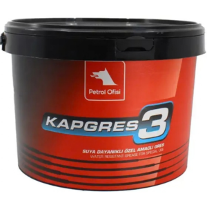 Petrol Ofisi Kap Gres 3 4 Kg – Kalsiyum Sabunlu Kırmızı Gres Yağı