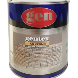 GEN Doğal Taş Vernik 2,5 L – Dekoratif Taş Yüzeyler İçin Parlak Vernik
