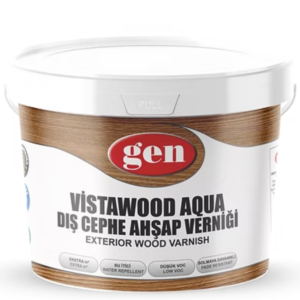 Gen Vistawood Aqua Su Bazlı Ahşap Vernik – Dış Cephe Ahşap Koruyucu