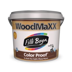 Filli Boya WoodMaXX Color Proof Beyaz Su Bazlı Dış Cephe Ahşap Boyası – İpeksi Mat
