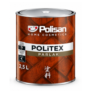 Polisan Politex Vernikli Parlak 2,5 L – Ahşap Koruyucu Parlak Vernik