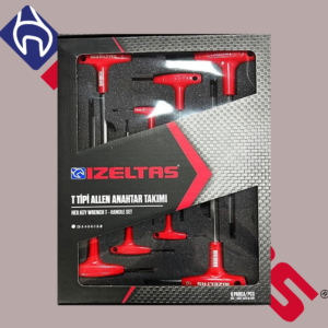 İzeltaş 4920 T Tipi Allen Anahtar Takımı 8 Parça 2,5-10 mm